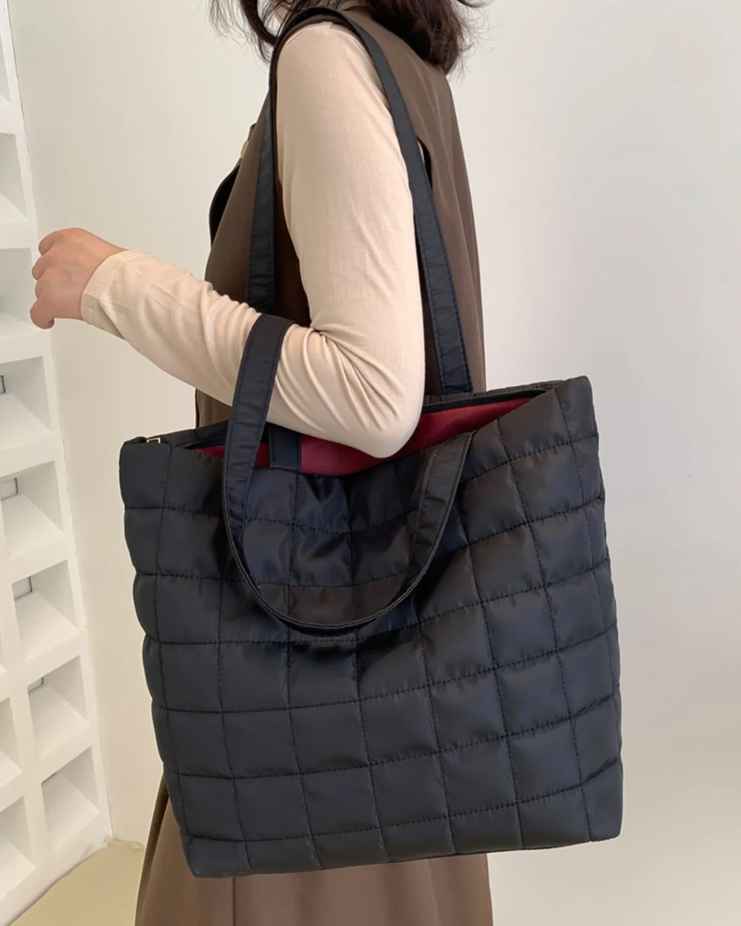 LONNI TYX – Sac Tote Matelassé G