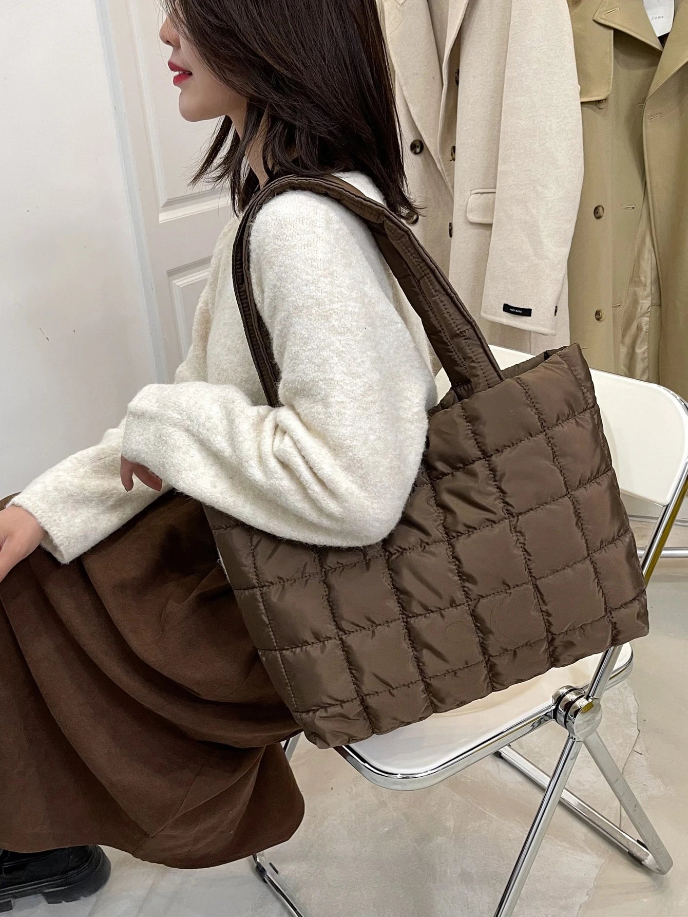 LONNI TYX – Sac Tote Matelassé