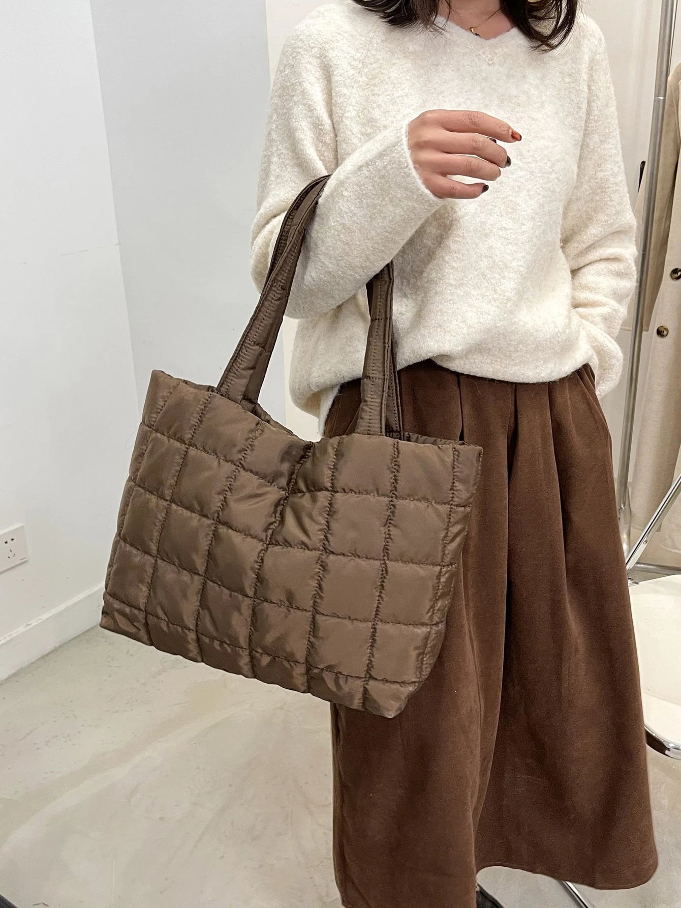 LONNI TYX – Sac Tote Matelassé