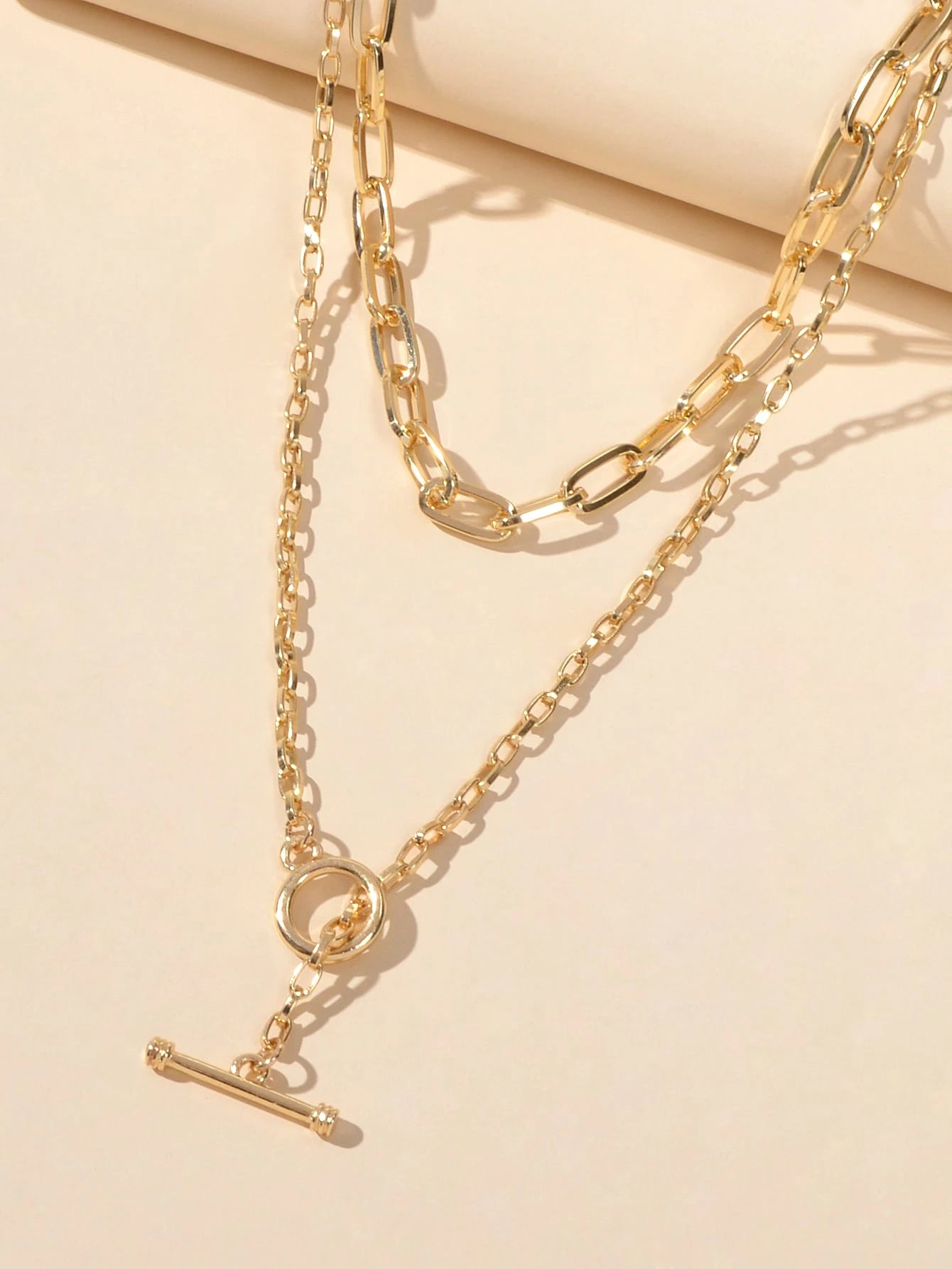 Collier à Chaînes Superposées