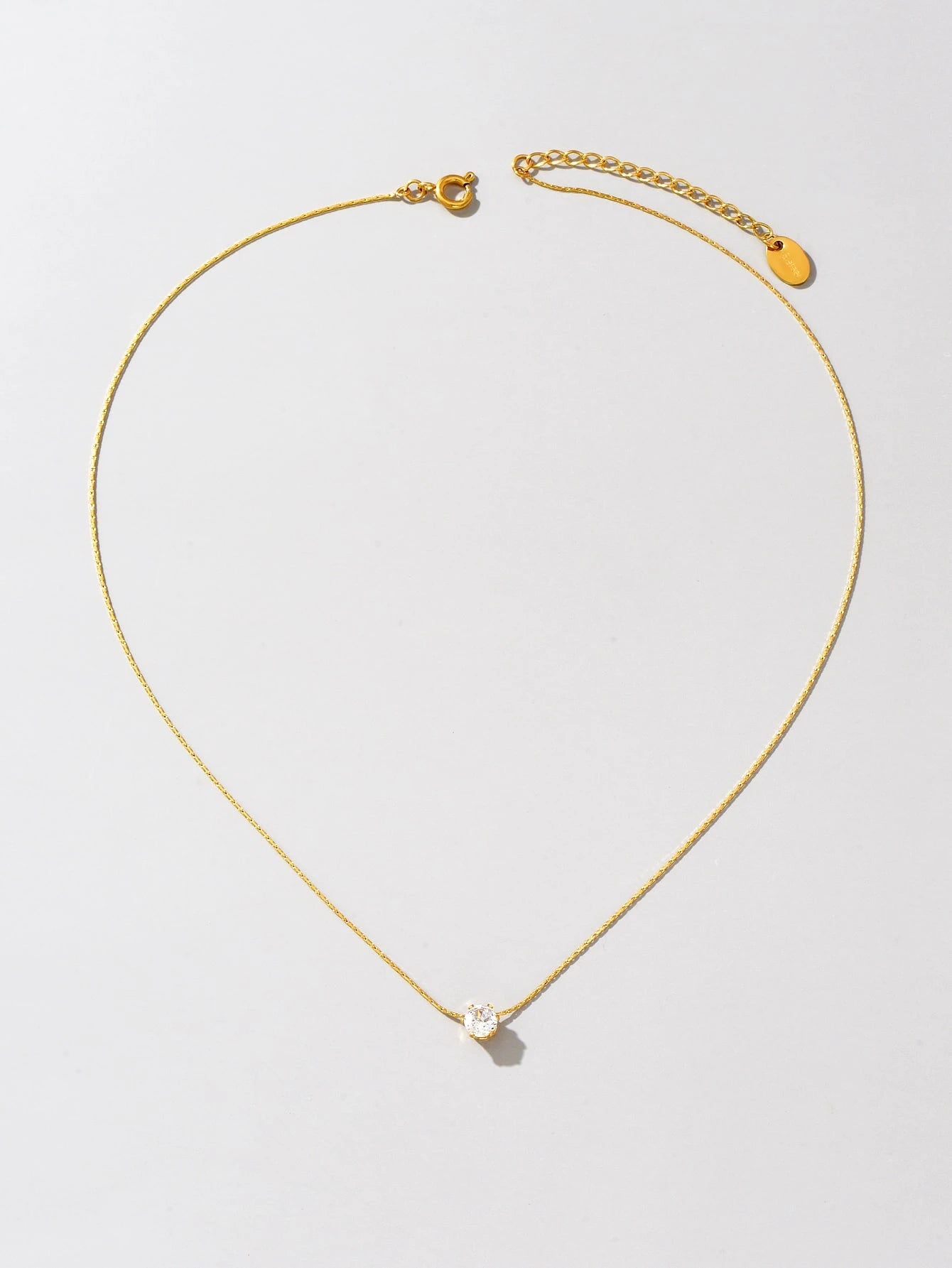 QUEEN SH -  Collier Solitaire "Lumière Pure"