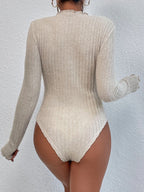 FRENCHY – Bodysuit à bordure ondulée