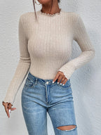 FRENCHY – Bodysuit à bordure ondulée