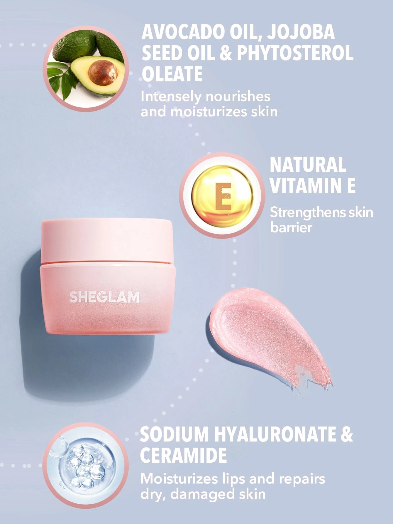 SHEGLAM – Masque Lèvres Nuit