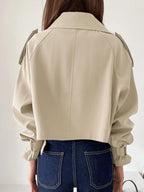 DAZY – Trench Classique à Boucles