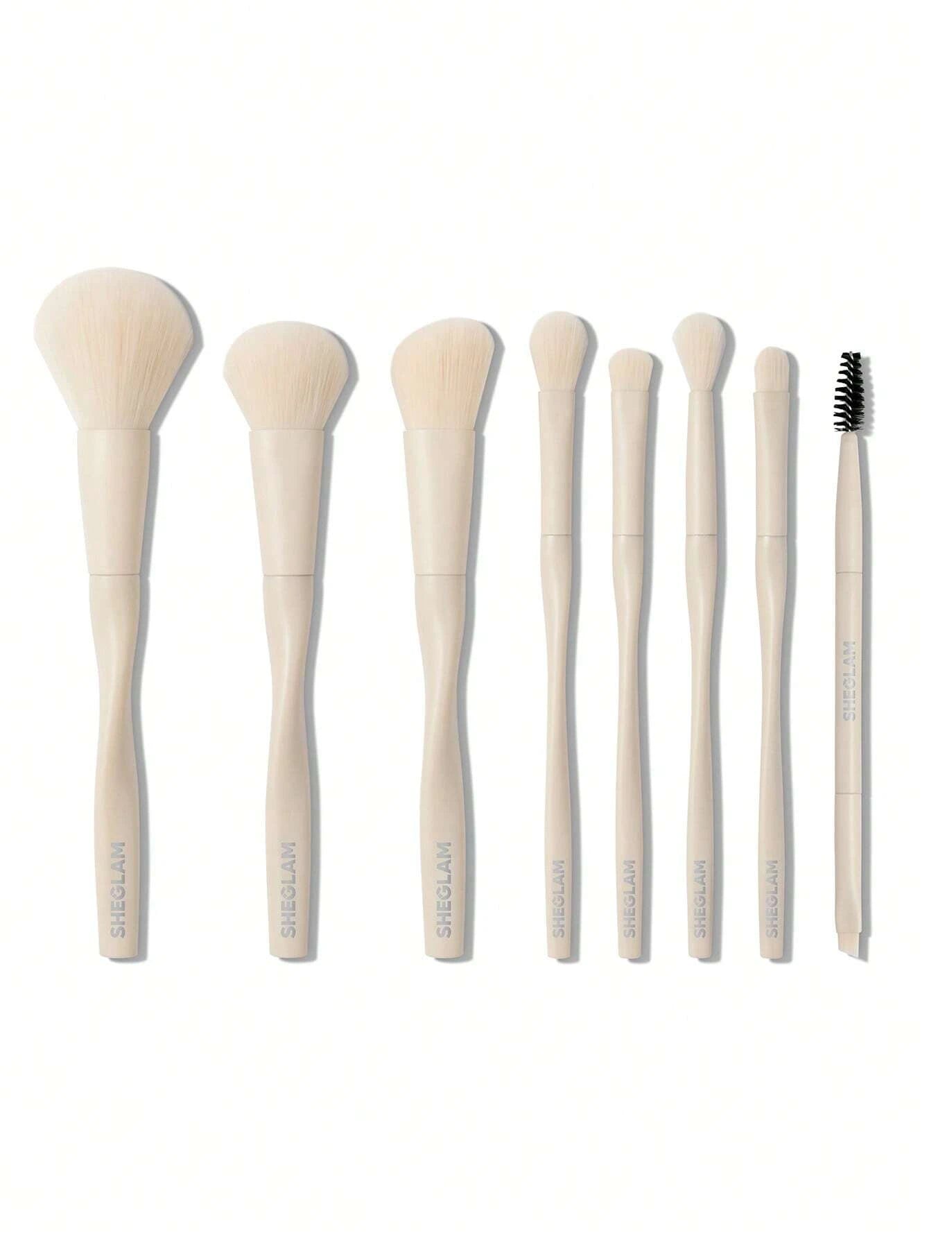 SHEGLAM – Ensemble de 8 Pinceaux de Maquillage Professionnels
