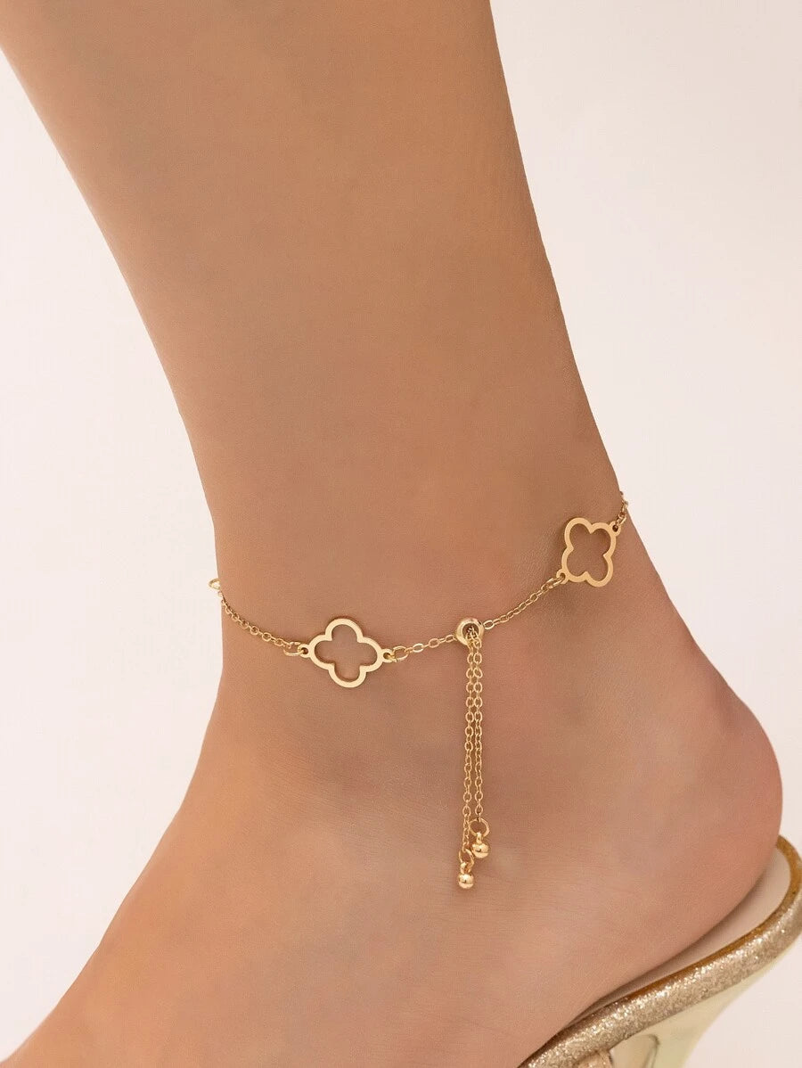 CALOY - Chaîne de Cheville "Trèfles"