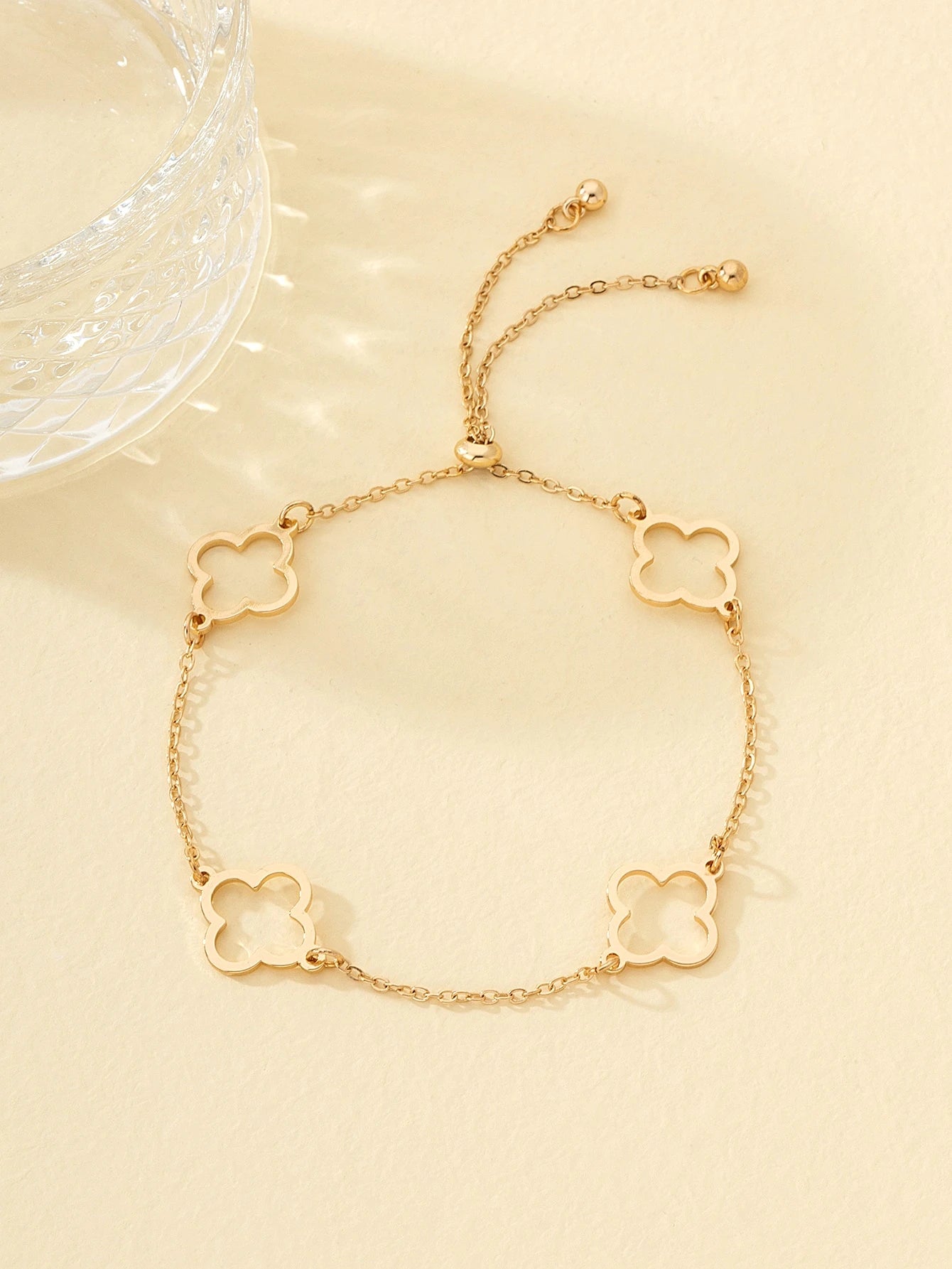 CALOY - Chaîne de Cheville "Trèfles"