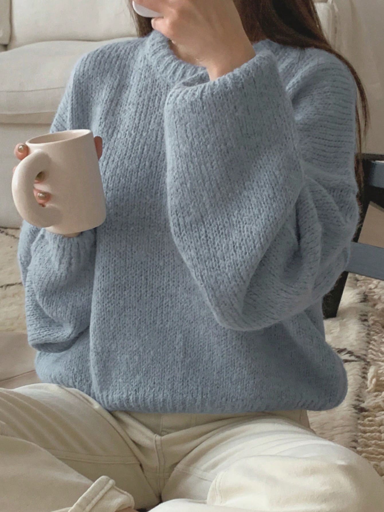 DAZY – Pull Col Détendu