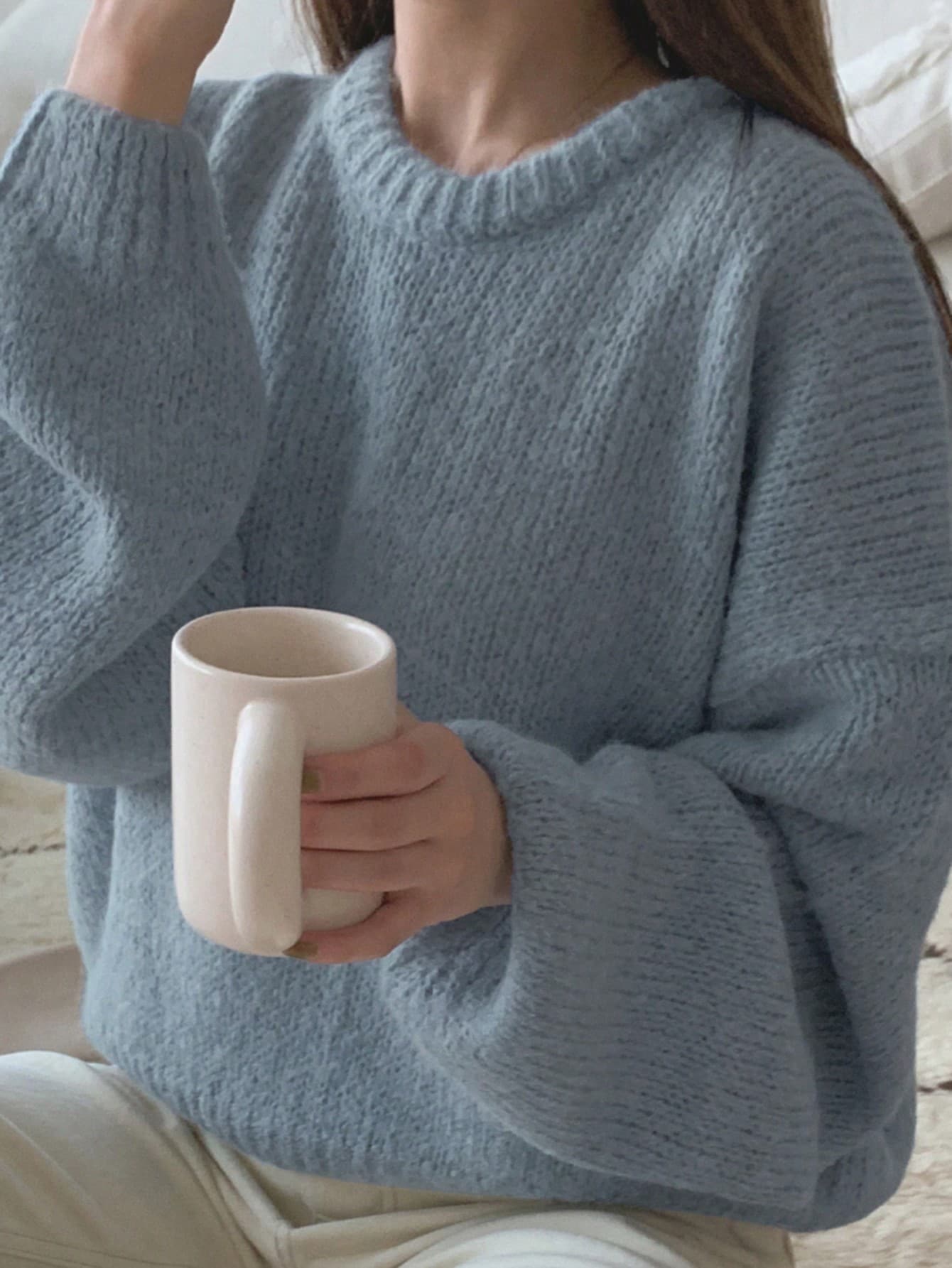 DAZY – Pull Col Détendu