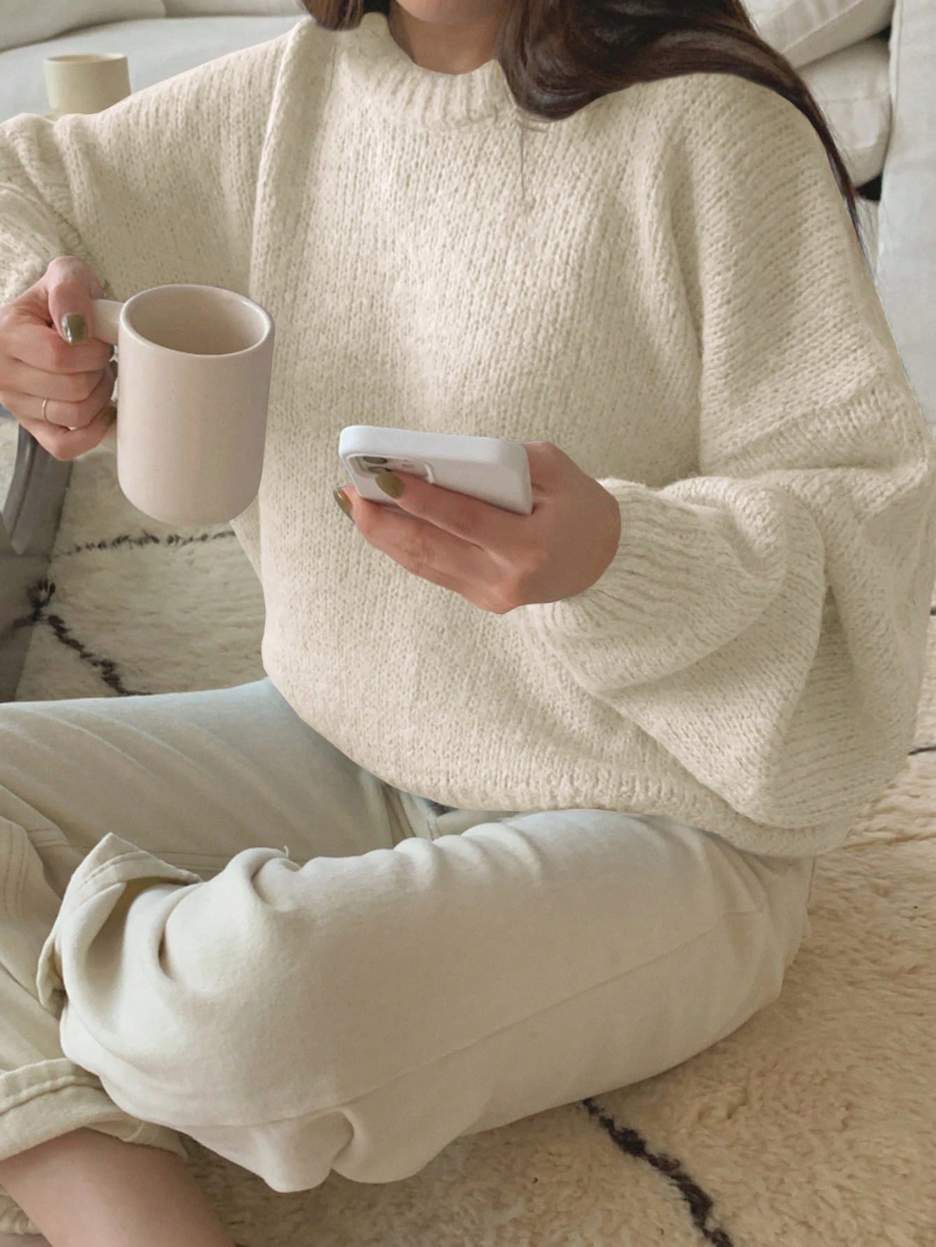 DAZY – Pull Col Détendu