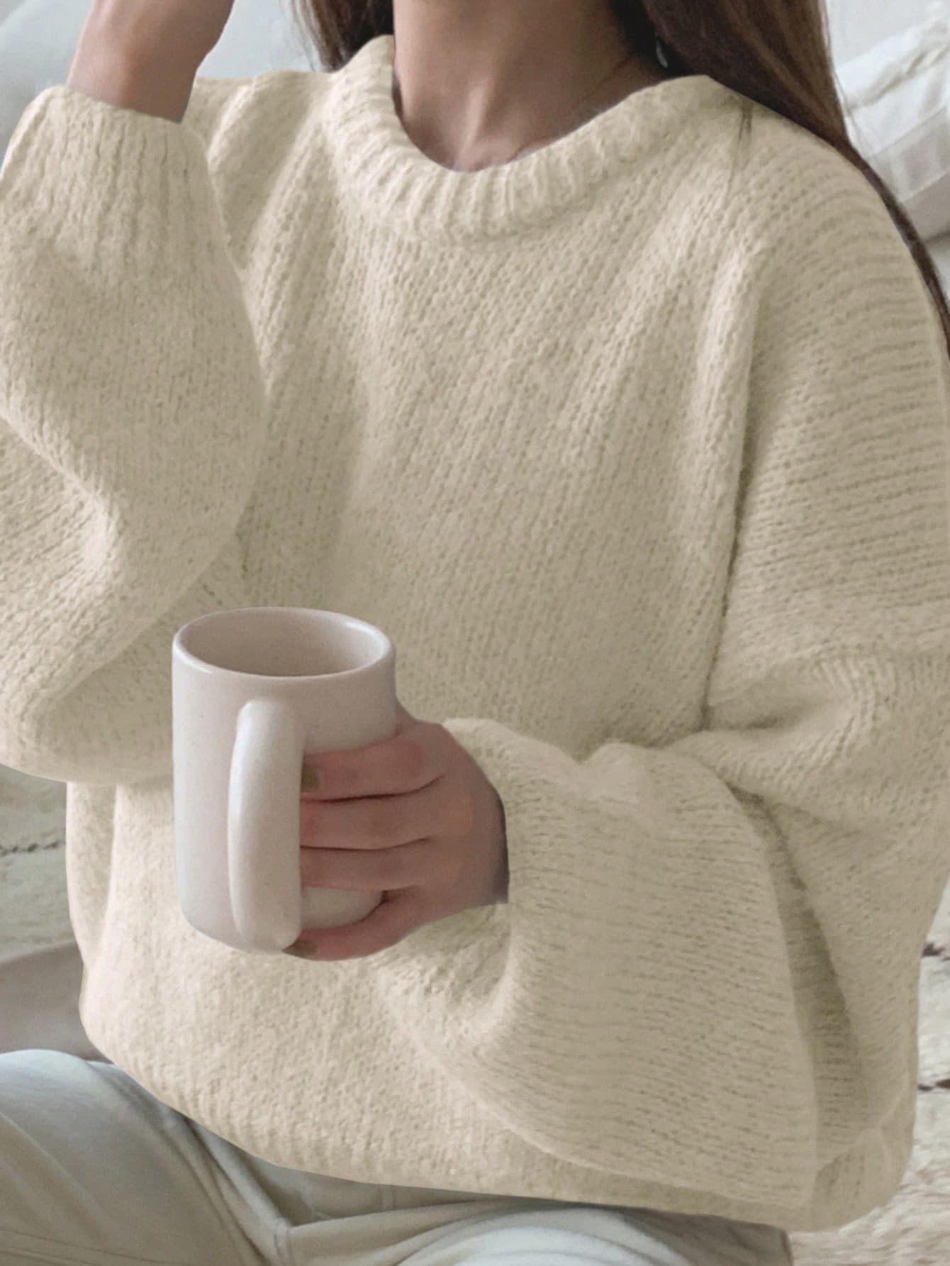 DAZY – Pull Col Détendu