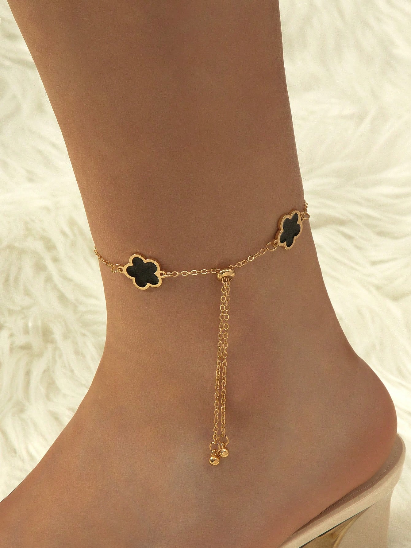 CALOY - Chaîne de Cheville "Trèfles"