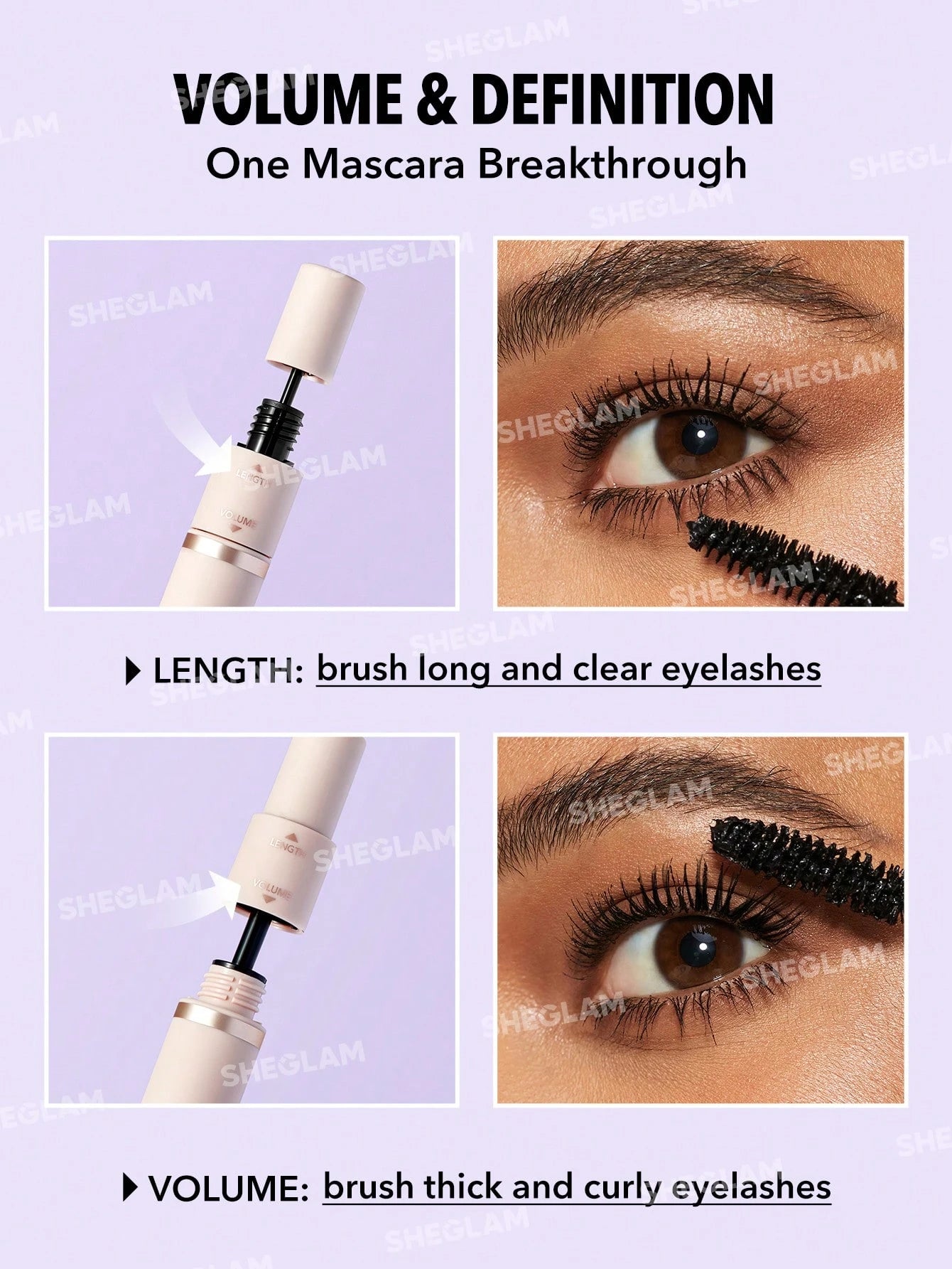 SHEGLAM – Mascara 2-en-1 Lash Besties