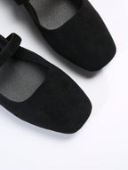 STRIDES  - Ballerines Mary Janes à Bout Carré Minimaliste