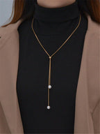 Collier en Perles – Décor Y Lasso