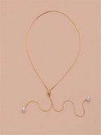 CYCY – Collier Y en Perles Imitation