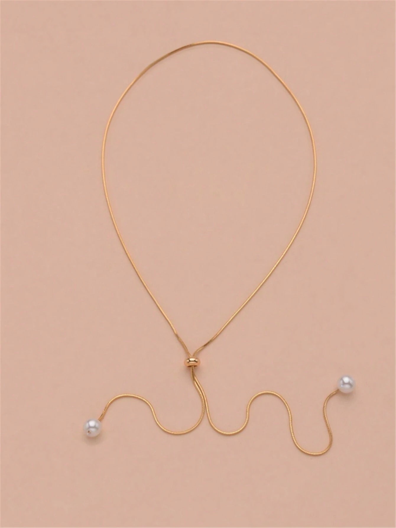 CYCY – Collier Y en Perles Imitation