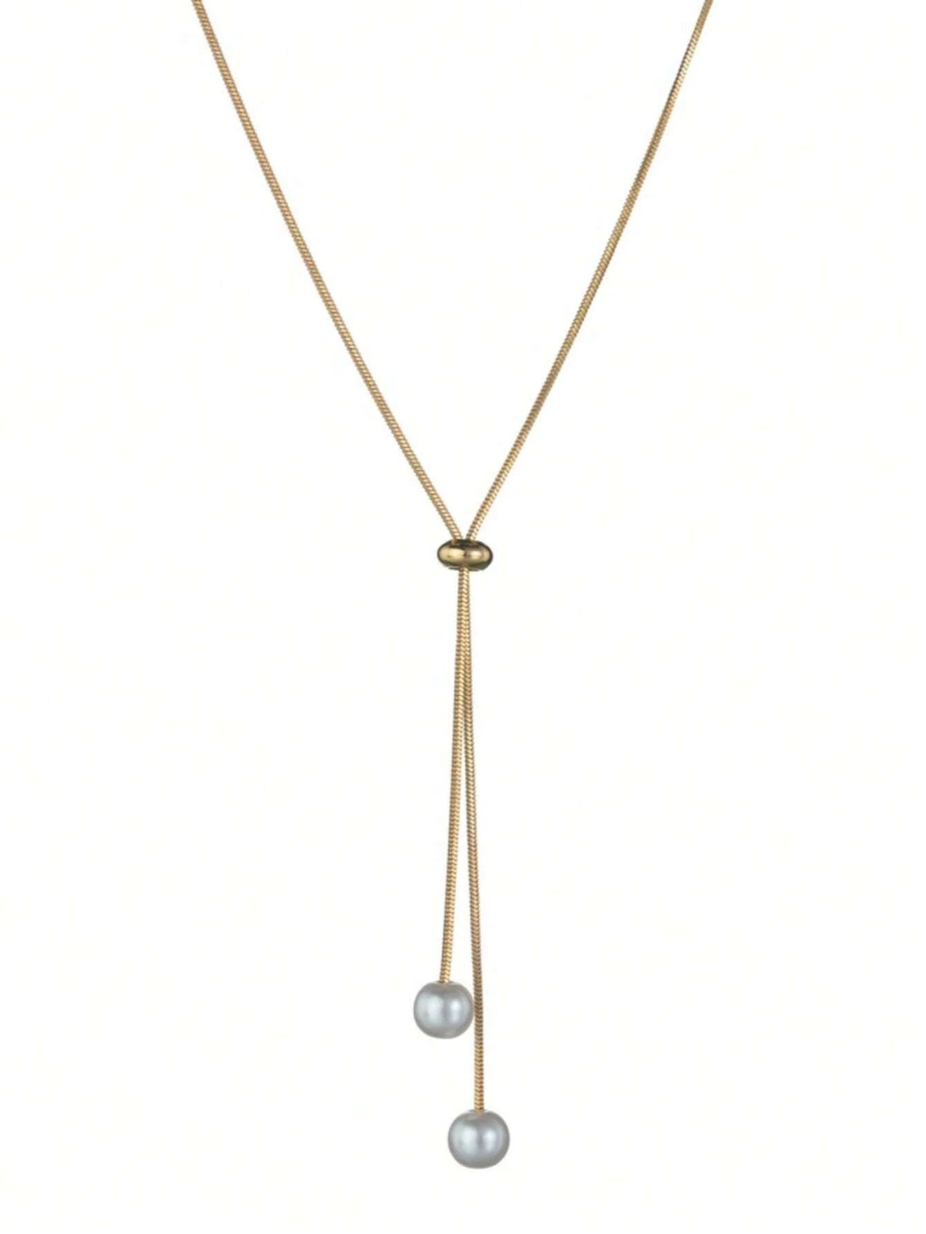 Collier en Perles – Décor Y Lasso