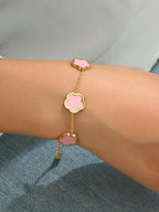 KATY – Bracelet Trèfle "Lucky Blossom"