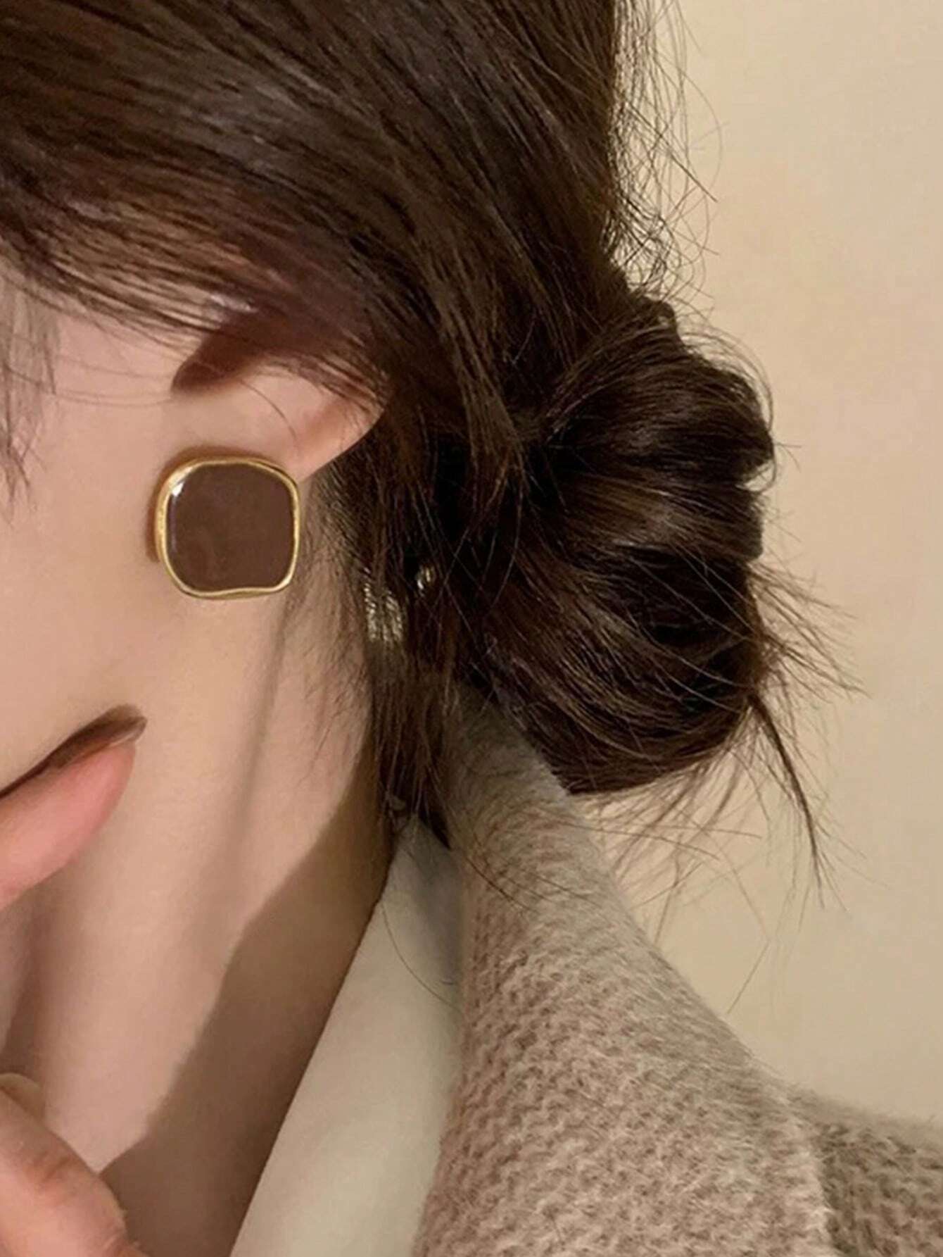 Boucles d’oreilles Cube Vintage