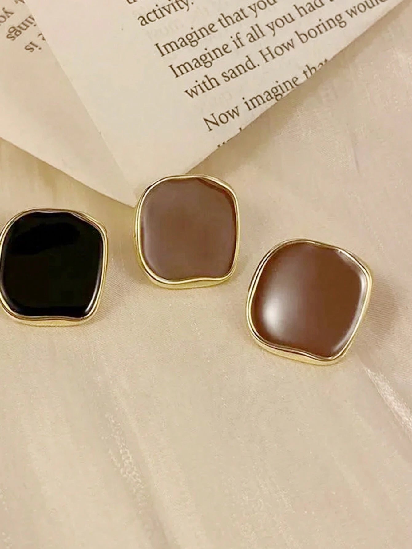 Boucles d’oreilles Cube Vintage