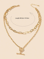 Collier à Chaînes Superposées