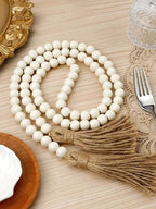 Collier Décoratif en Perles de Bois – 3 Pièce