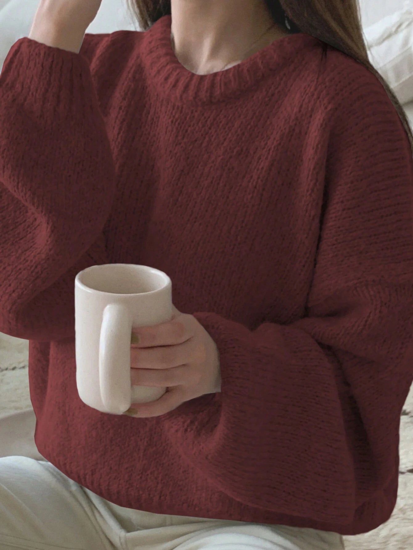 DAZY – Pull Col Détendu