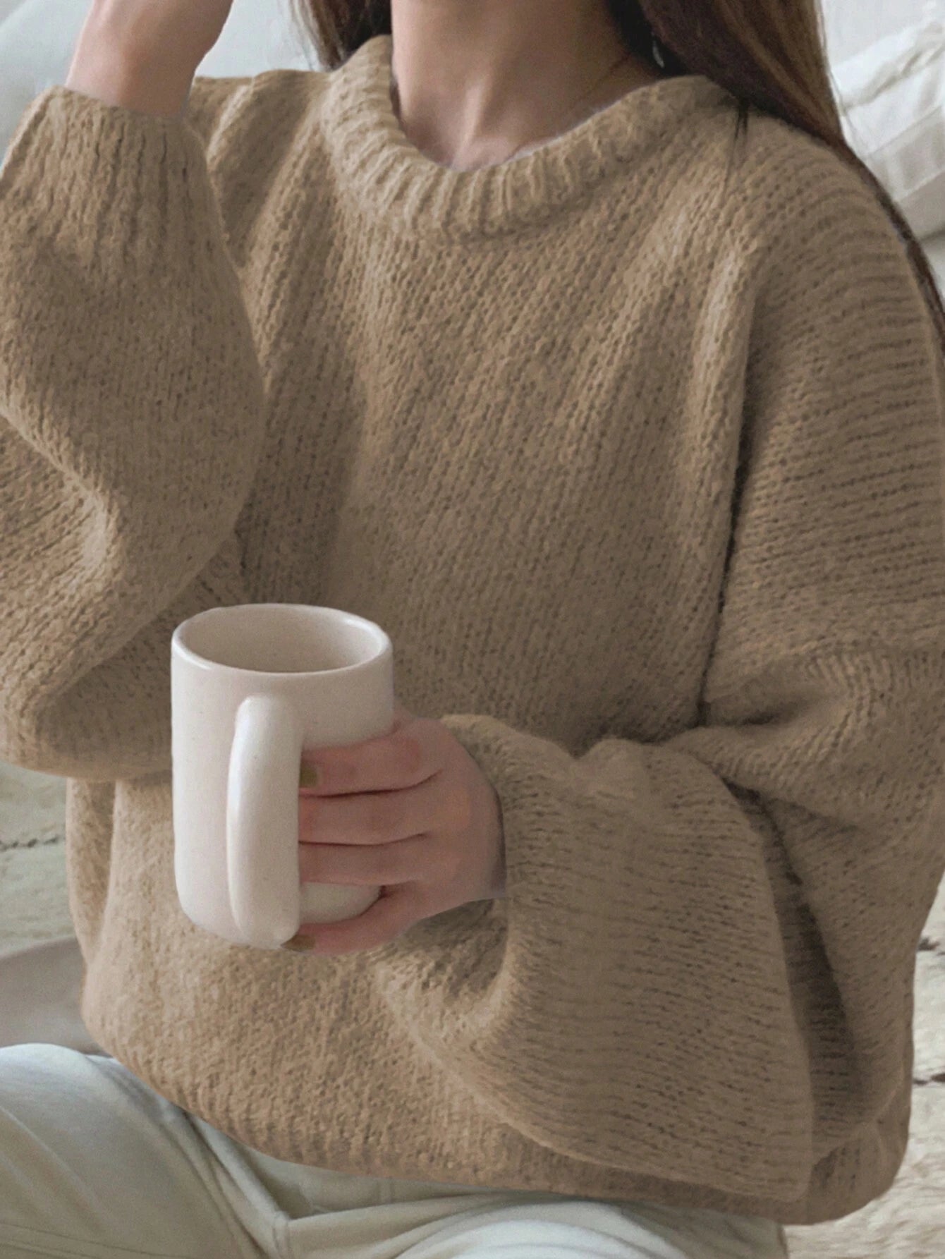 DAZY – Pull Col Détendu