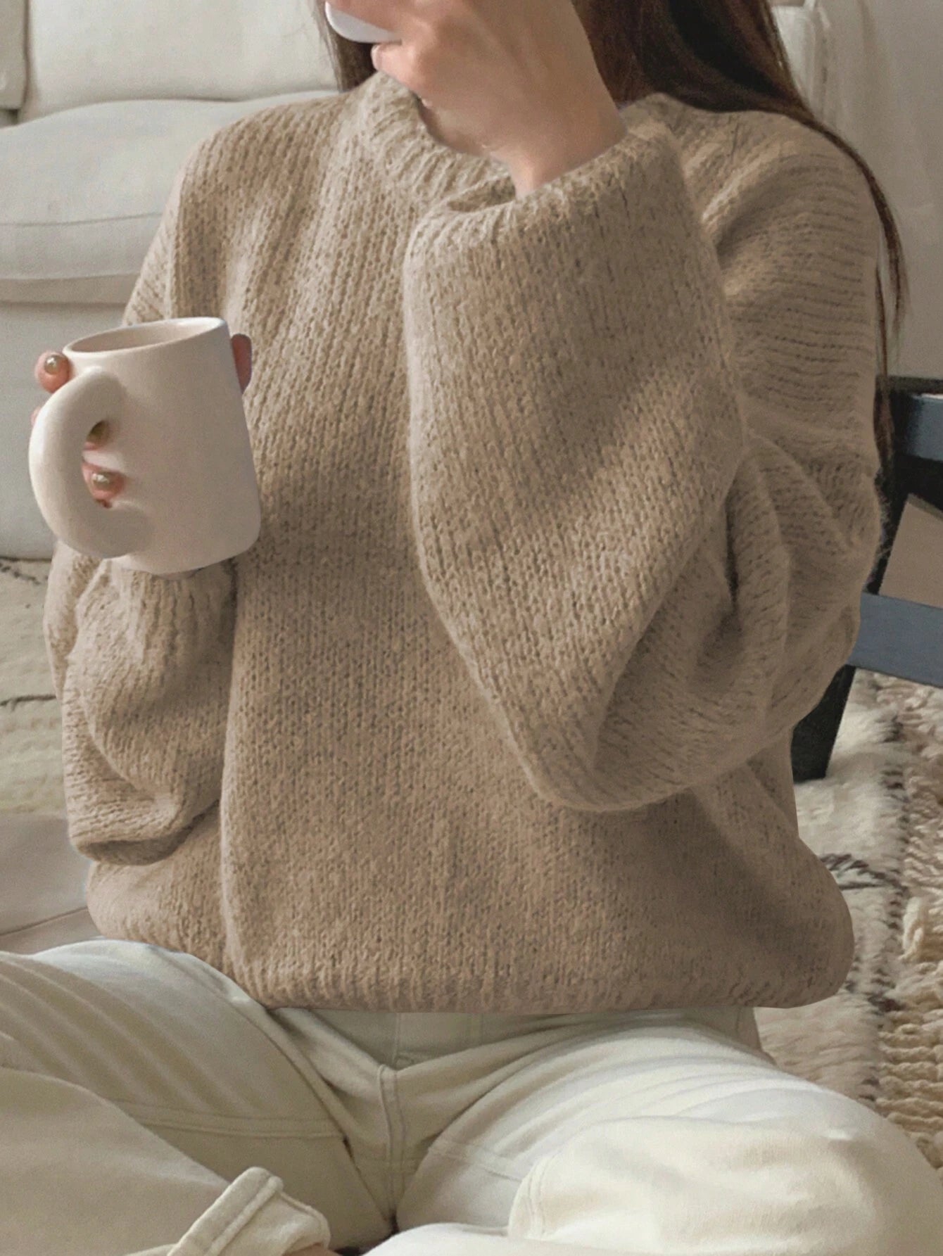 DAZY – Pull Col Détendu