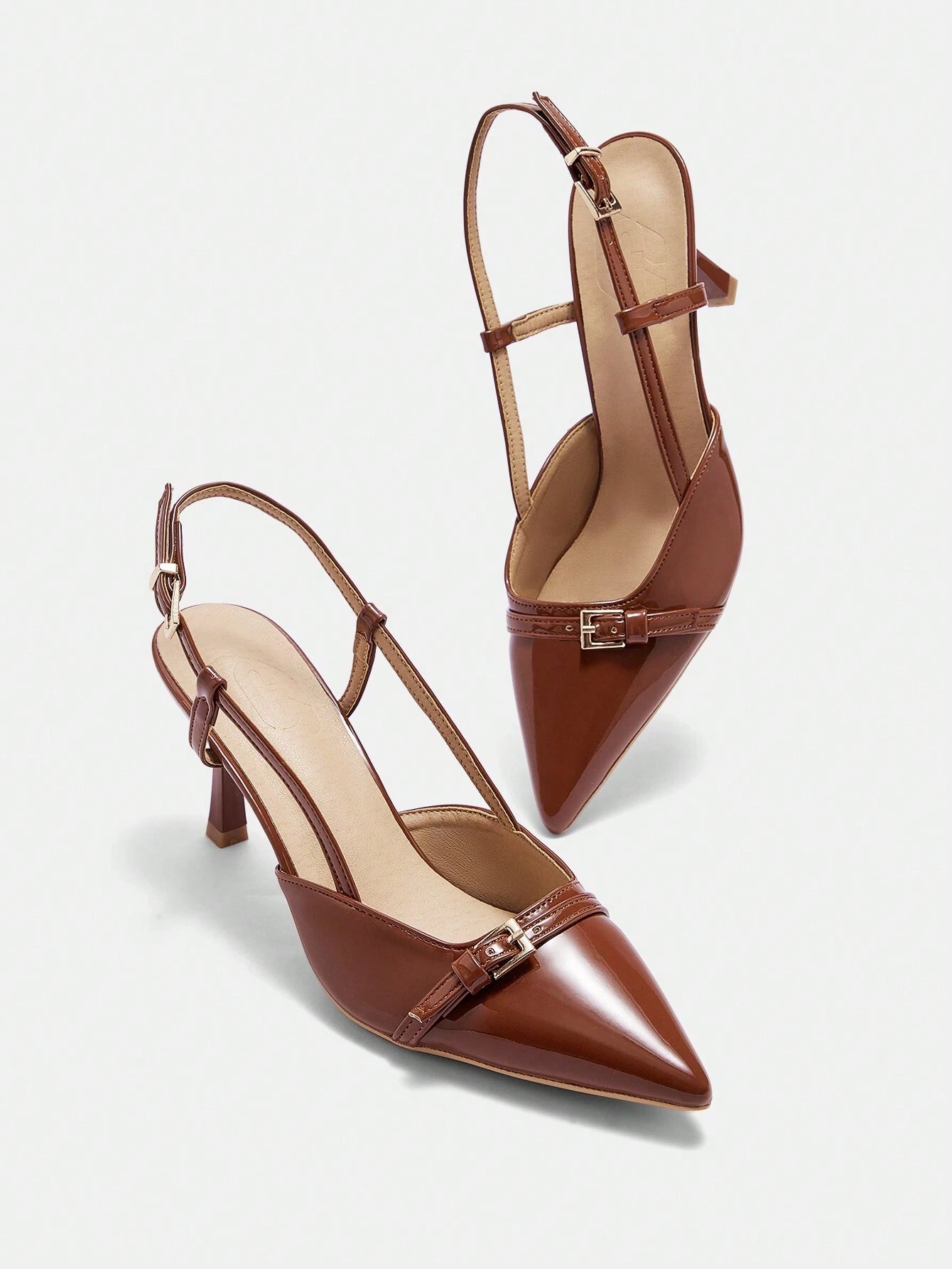 COCO BIZCHIC  - Escarpins Slingback "Rubis Éclatant"