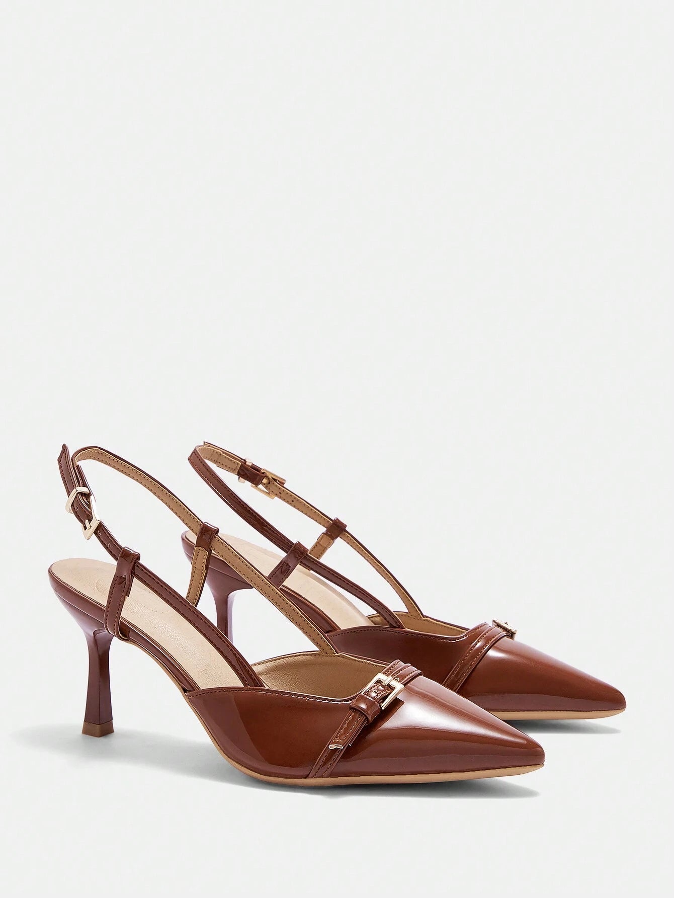 COCO BIZCHIC  - Escarpins Slingback "Rubis Éclatant"