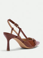 COCO BIZCHIC  - Escarpins Slingback "Rubis Éclatant"