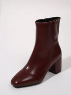 DAZY - Bottes Hautes Carrées Inspirées Kendall Jenner