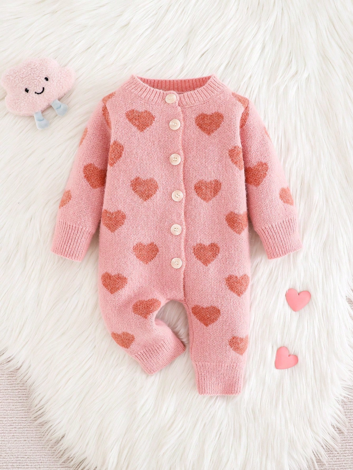 SHEIN - Combinaison Bébé Cœur