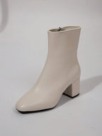DAZY - Bottes Hautes Carrées Inspirées Kendall Jenner