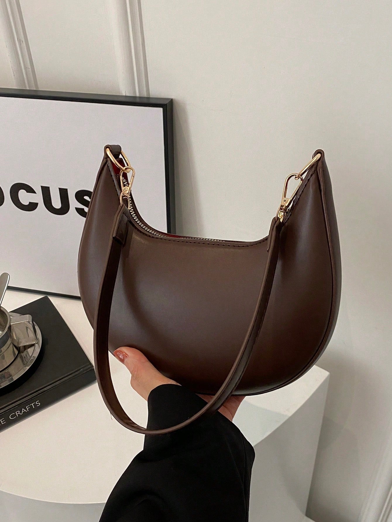 DAZY - Sac Croissant Design Pu