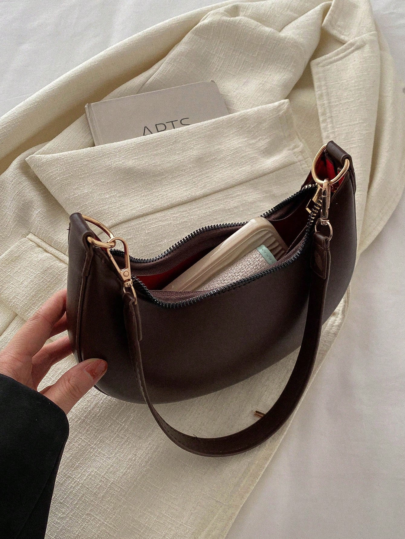 DAZY - Sac Croissant Design Pu
