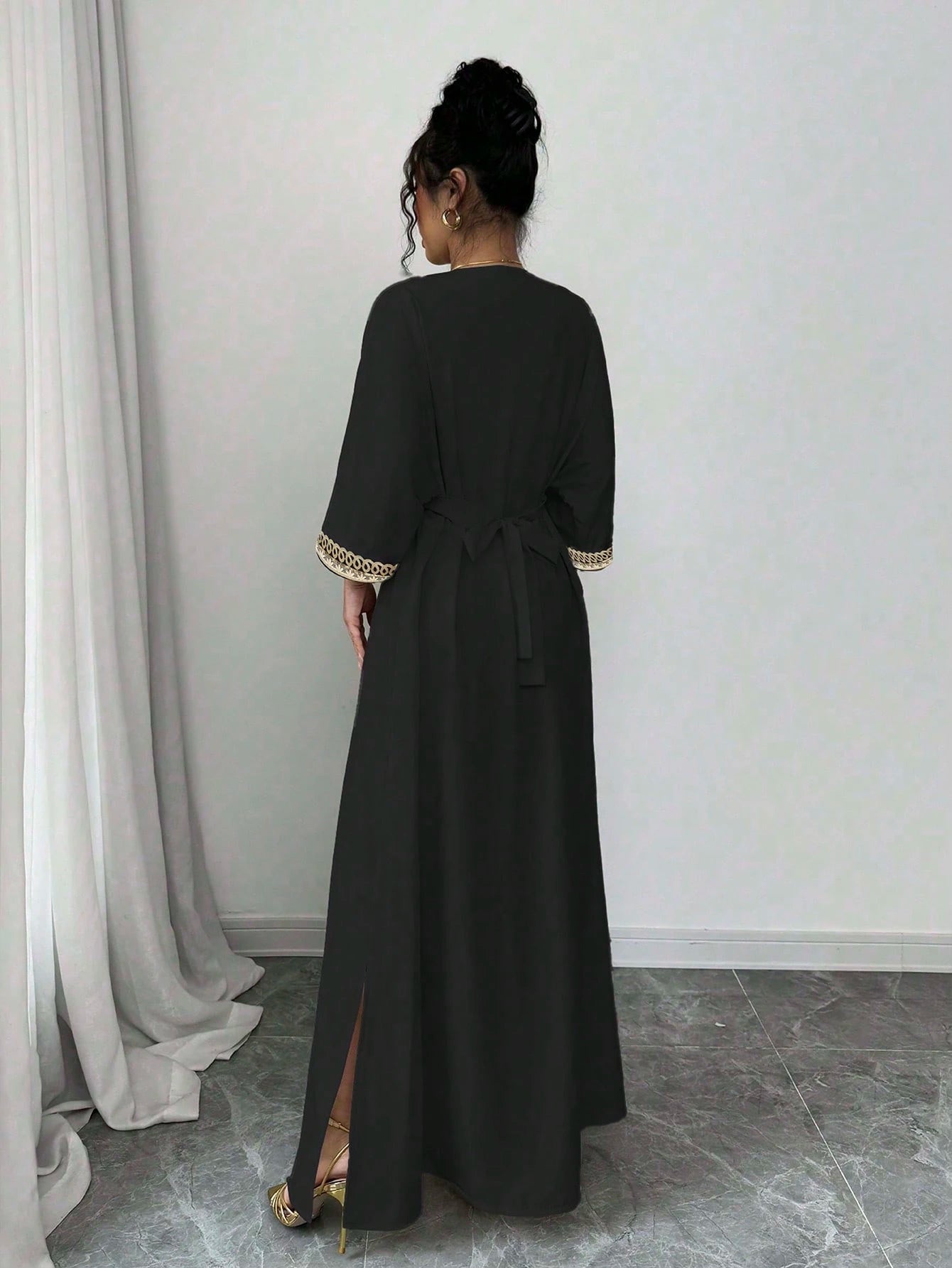 CHIQUEASE – Robe d'Hôtesse Style Kaftan