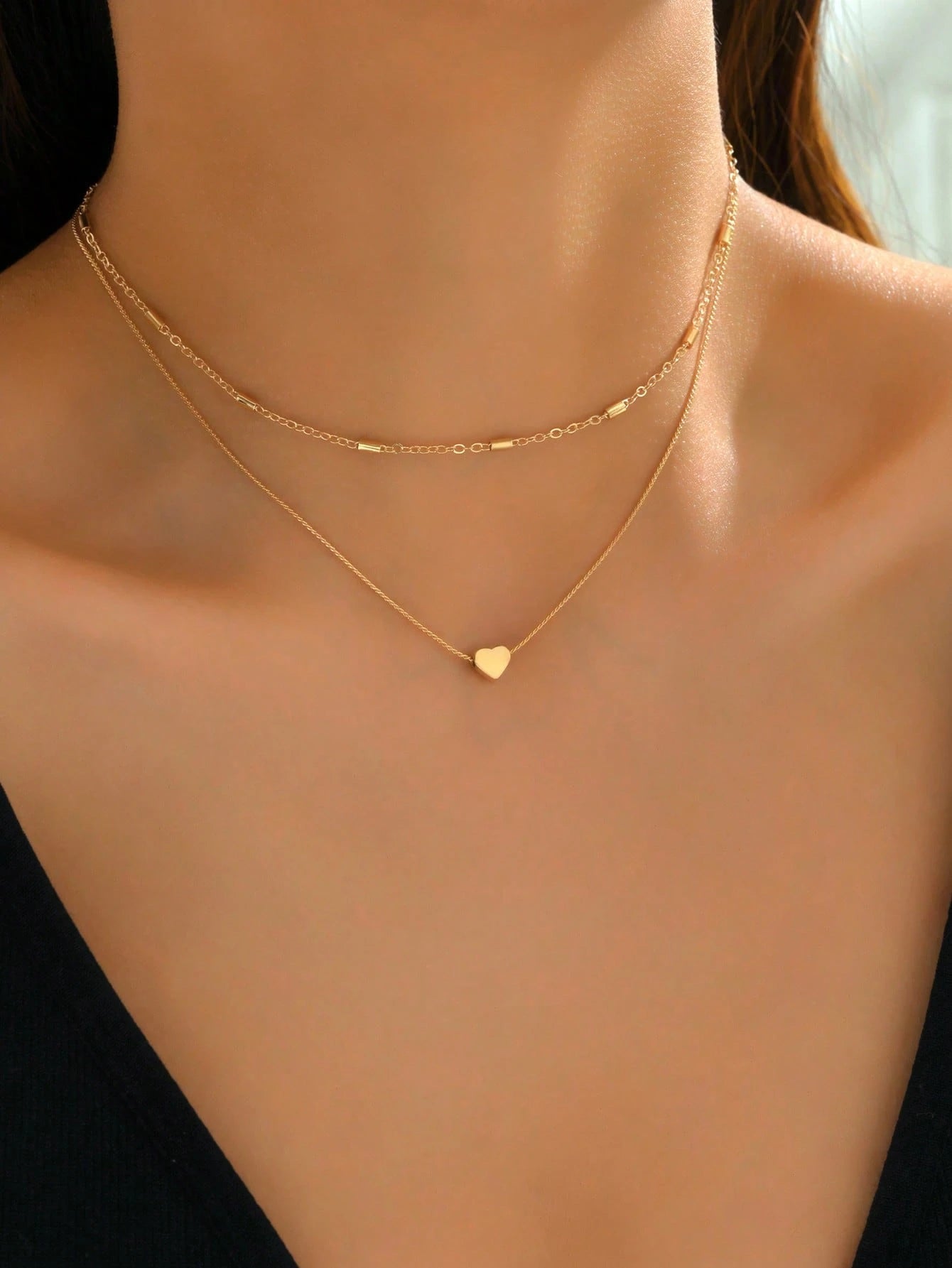 Ovina – Collier Cœur Minimaliste