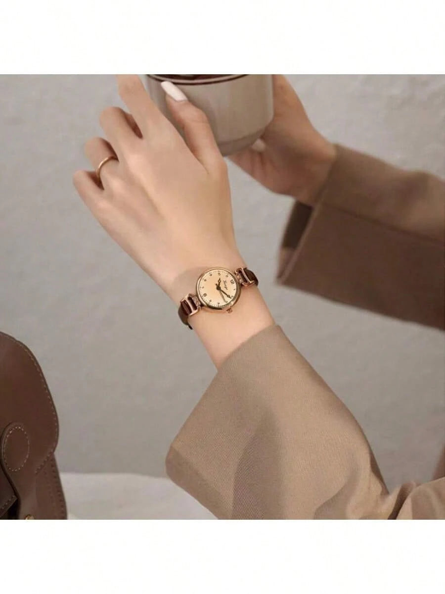 Montre Quartz Élégance Britannique – Femme