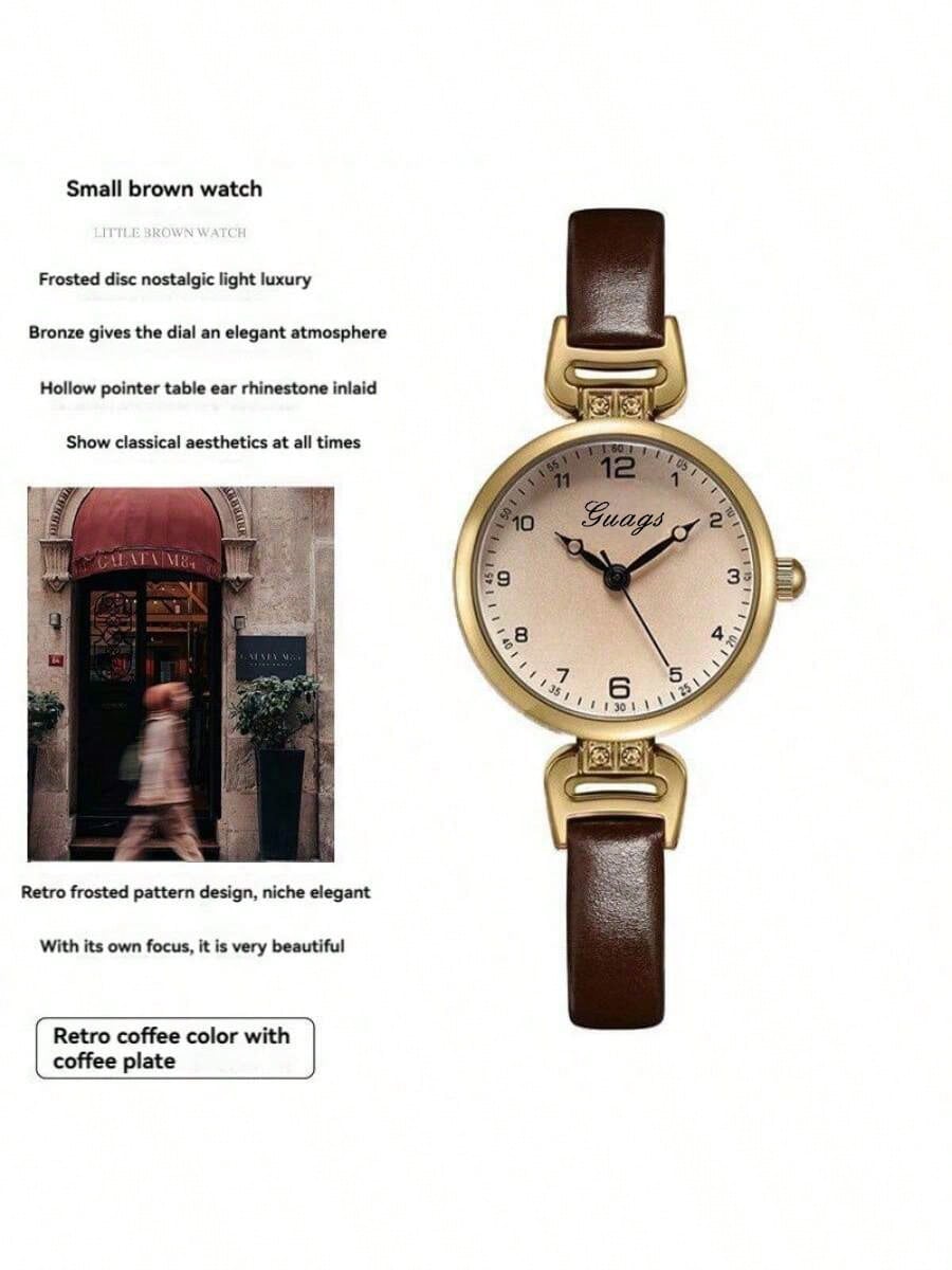 Montre Quartz Élégance Britannique – Femme