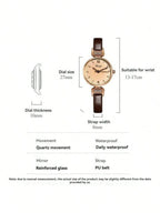 Montre Quartz Élégance Britannique – Femme