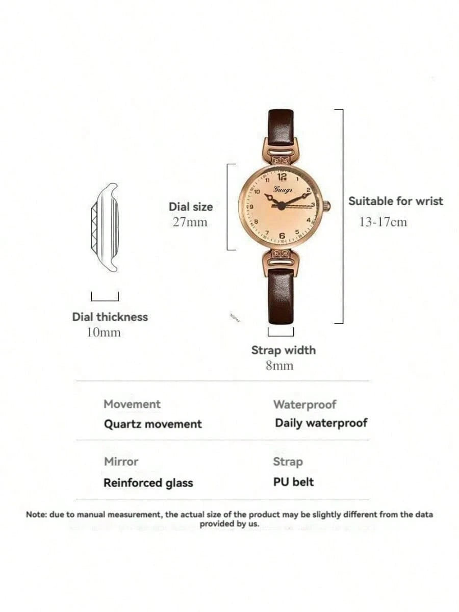 Montre Quartz Élégance Britannique – Femme