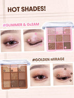 SHEGLAM – Palette Fards à Paupières Cinnamon Spice (9 Couleurs)