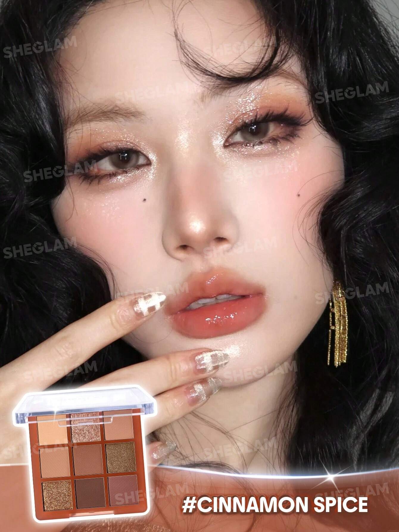 SHEGLAM – Palette Fards à Paupières Cinnamon Spice (9 Couleurs)