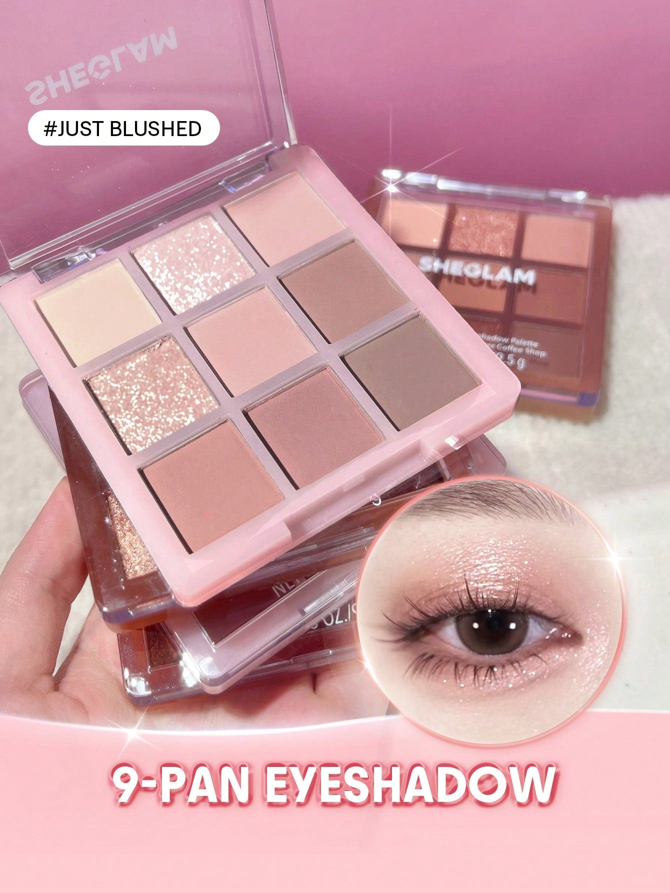 SHEGLAM – Palette Fards à Paupières Cinnamon Spice (9 Couleurs)