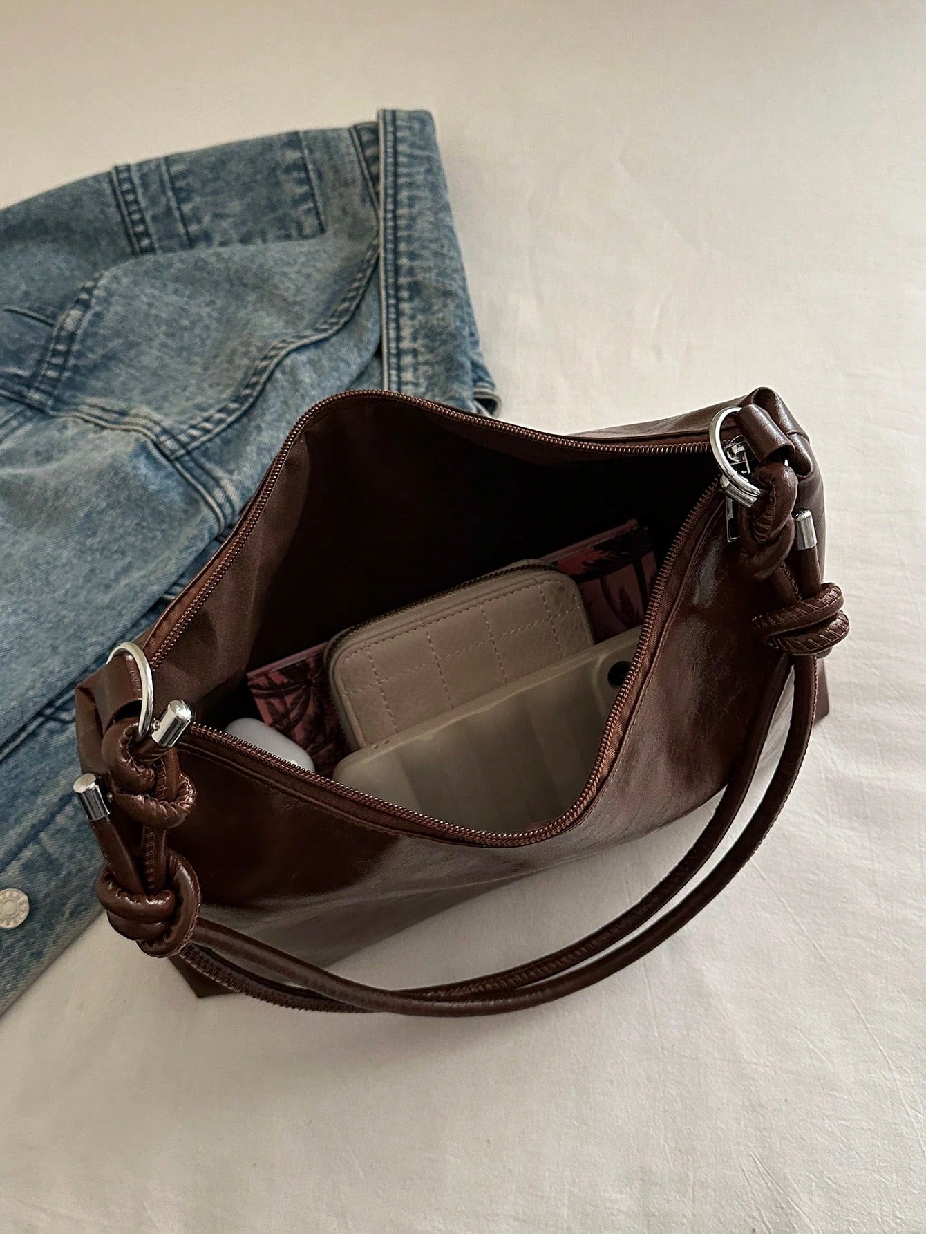 CM BAG - Sac Hobo "Luna" à Anse Nouée