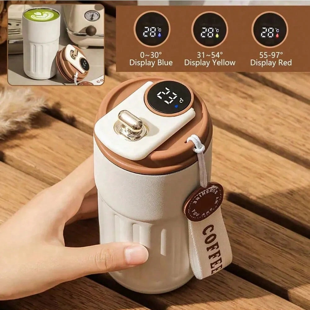 FWH - Mug Voyage Intelligent avec Affichage Température (450ml)